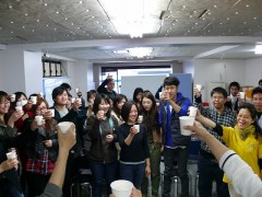 草苑日本语学校历经日本３１１大地震后，２０１１年４月生如期开学 

