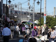 东京大田区田园调布的一个跳蚤市场