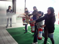 东京平田日本语学校防灾演习 