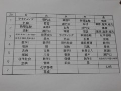 东京学芸大学课程表
