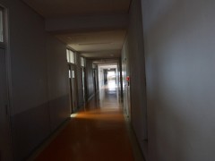 鹿岛学园高等学校教学楼内走廊