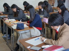 鹿岛学园高等学校上课中