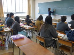 鹿岛学园高等学校上课中