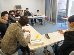 优尼塔斯日本语学校东京校学生上课中
