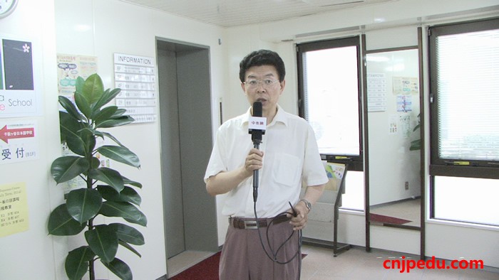 千驮谷日本语学校中国事务所所长申旭峰老师