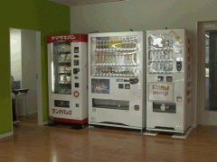 清风南海高等学校食堂自动贩卖机