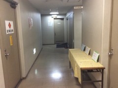大阪日本语教育中心食堂楼道