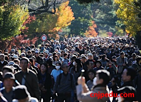 日本皇宫今起开放供民众观赏红叶