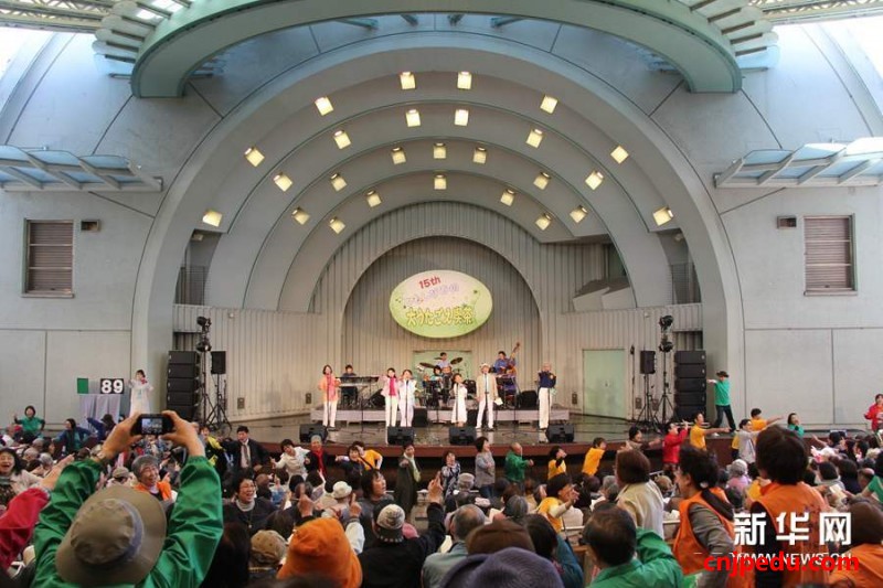 上野公园举办大家唱活动