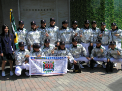 冲绳尚学高等学校棒球比赛全国称霸合影留念
