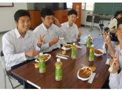 池田高中举行午餐激励会