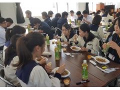 池田高中举行午餐激励会