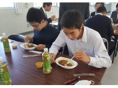 池田高中举行午餐激励会