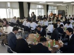 池田高中举行午餐激励会